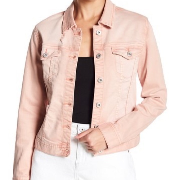 Melrose and Market Jackets & Blazers - Sun Bleached Distressed Denim Jacket